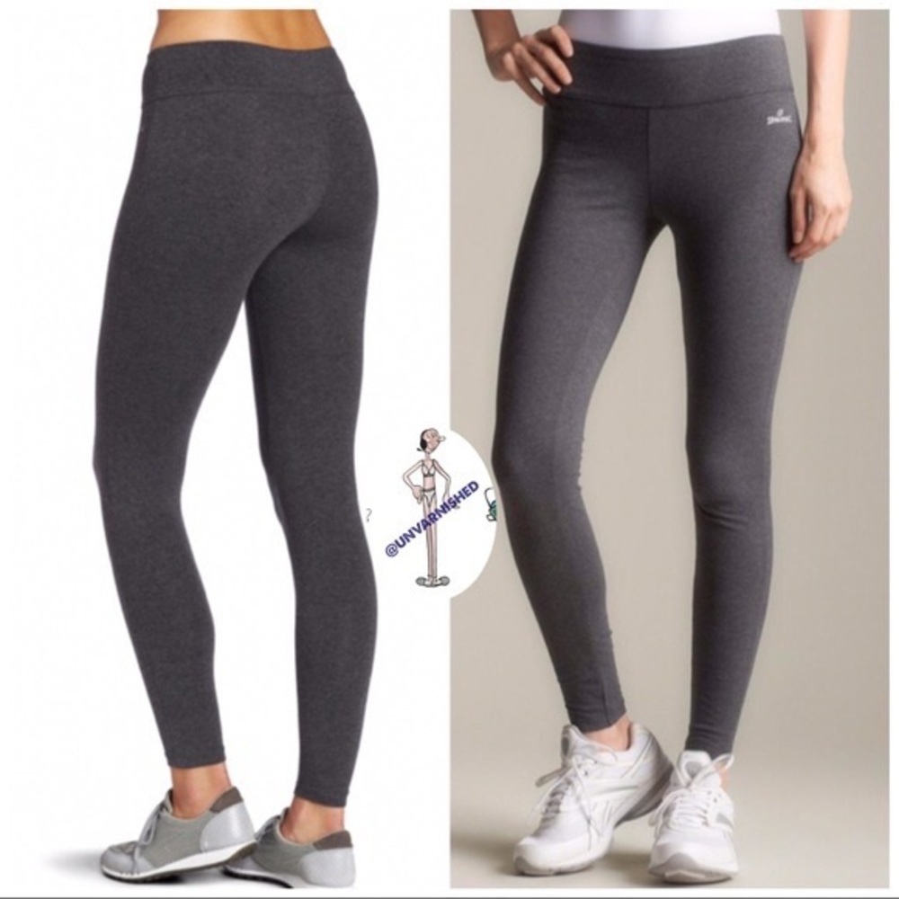 Spalding grey leggings. Size medium.